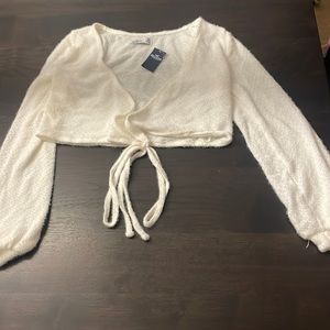 Hollister tie cardigan